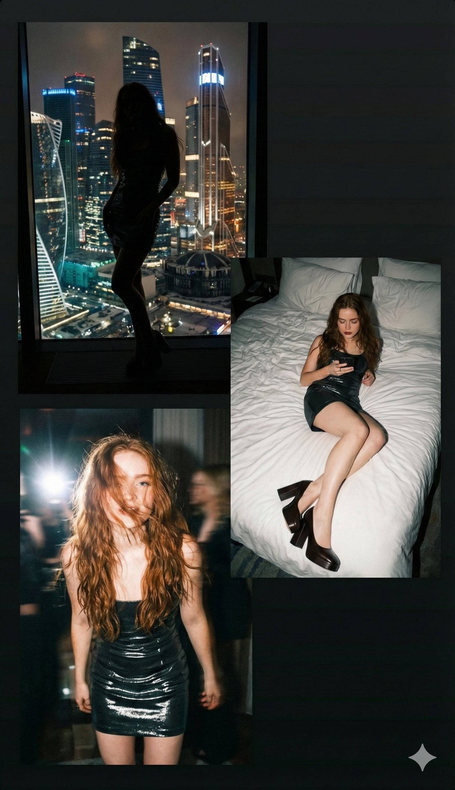 Cinematic Nightlife Collage Editorial